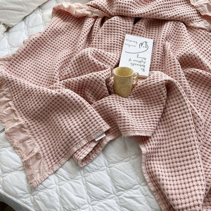 Élan Home Waffle Blanket Set