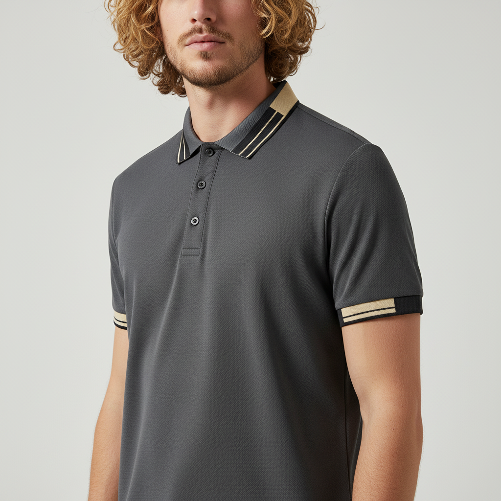 Donovan Contrast Business Polo
