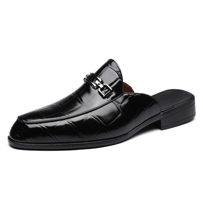 Victor Grey Croc Slip-On