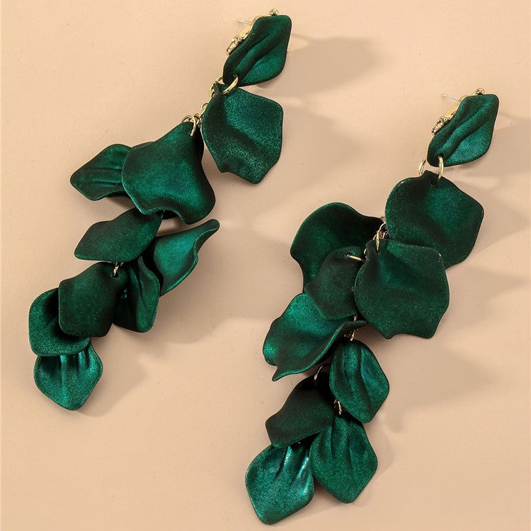 Velouré Cascading Petal Earrings