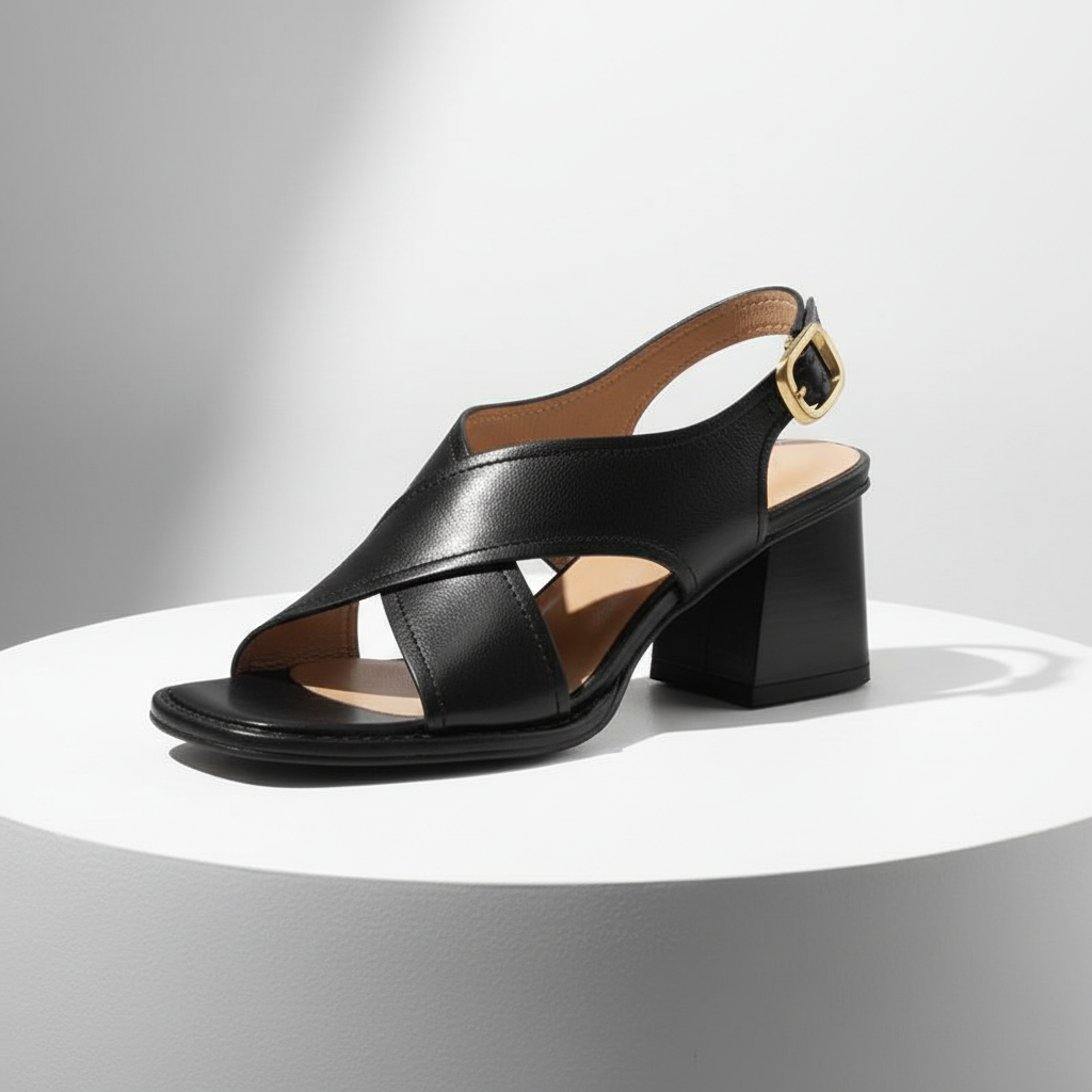 Élise Cross Strap Heel