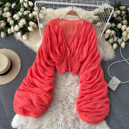 Velvéra Billow Sleeve Top