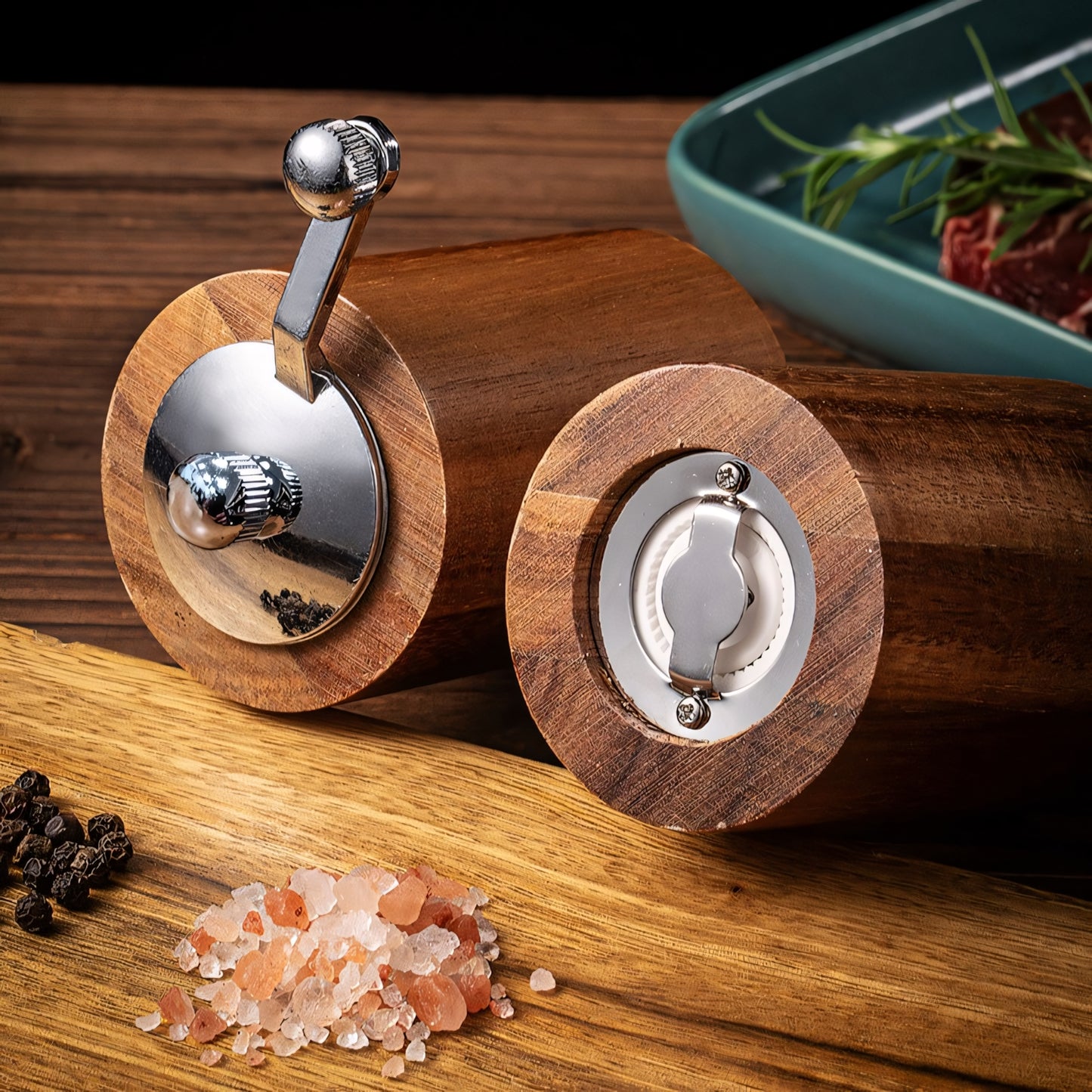 Kilnwoods™ Acacia Grinder Set