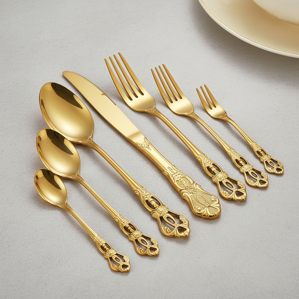 Château Oaks British Royal Cutlery Set