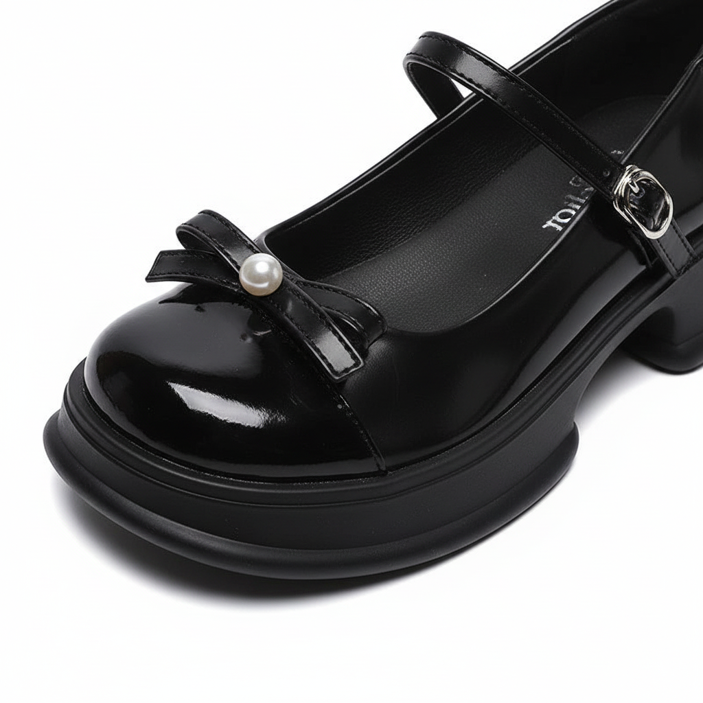 Élise Bow Mary Jane Pumps