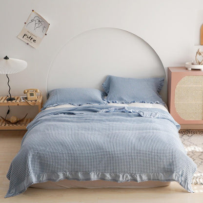 Élan Home Waffle Blanket Set