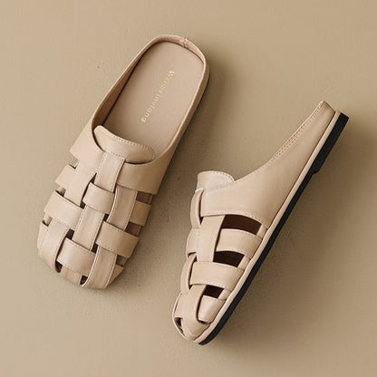 Ava Greene Woven Slip-Ons