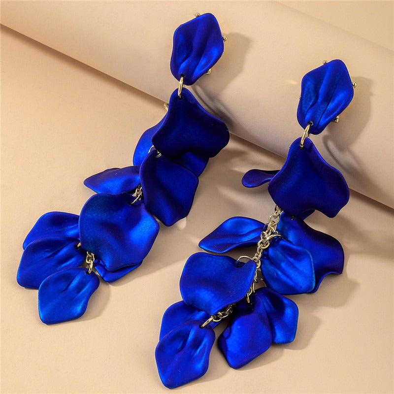Velouré Cascading Petal Earrings