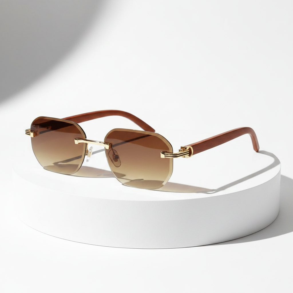 Velouré Rimless Mahogany Shades