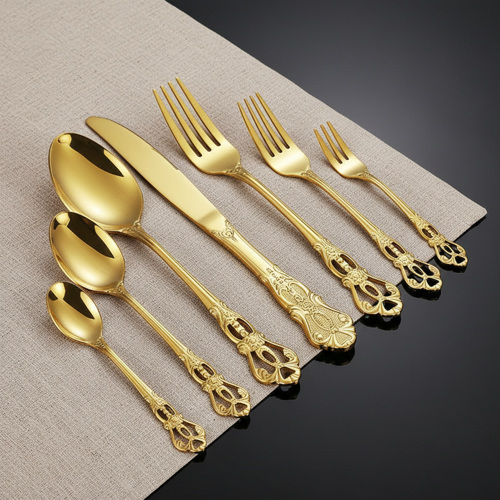 Château Oaks British Royal Cutlery Set