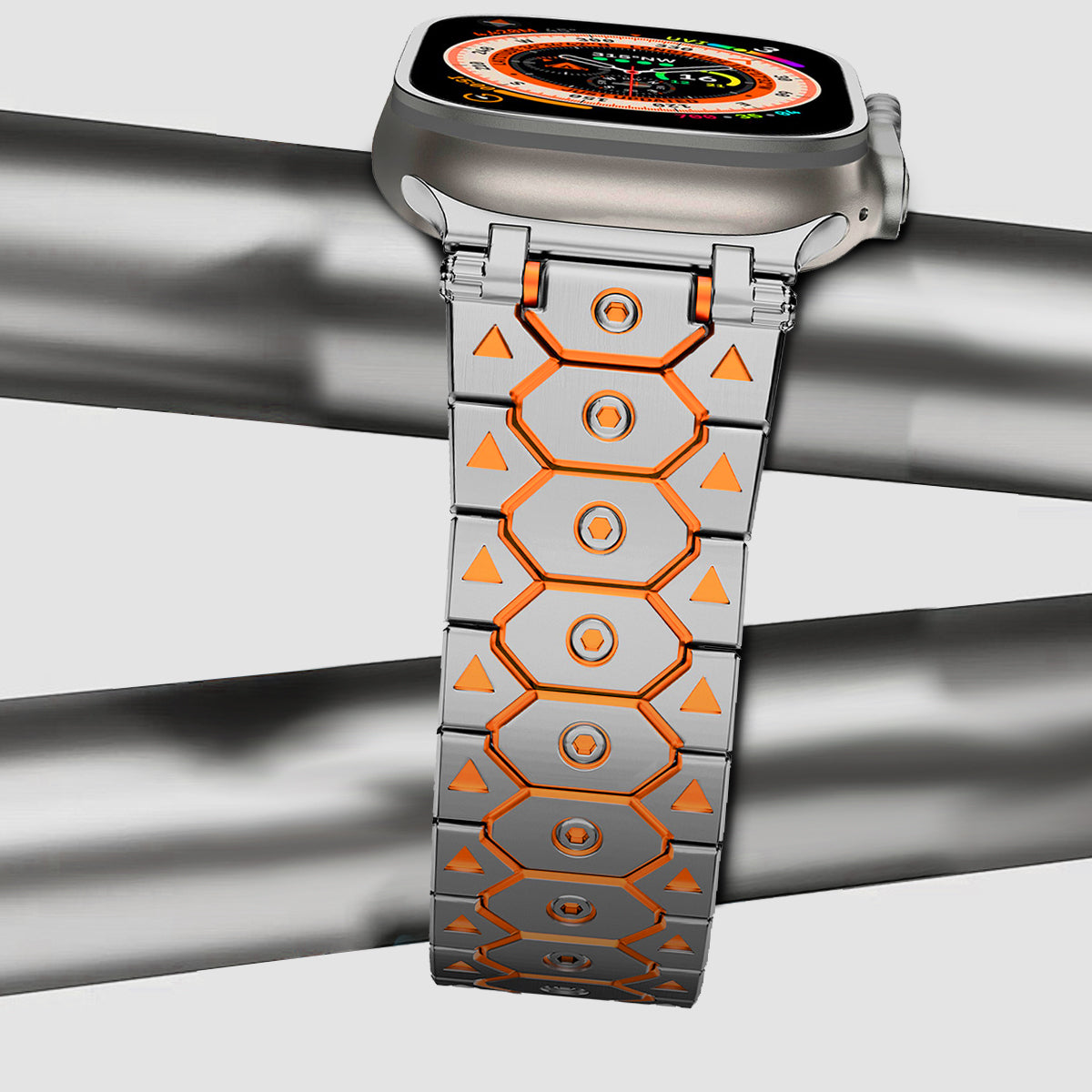 FusionX Titanium Apple Watch Band