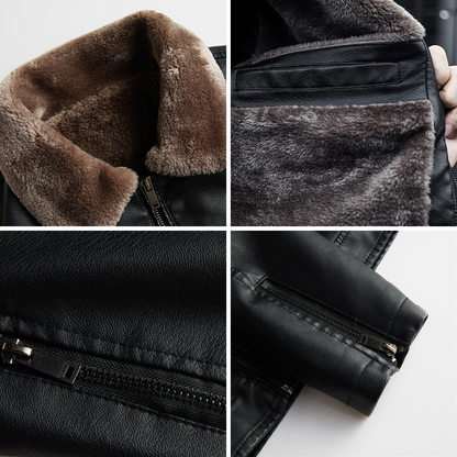 Victor Grey Maverick Fleeced Flight Jacket