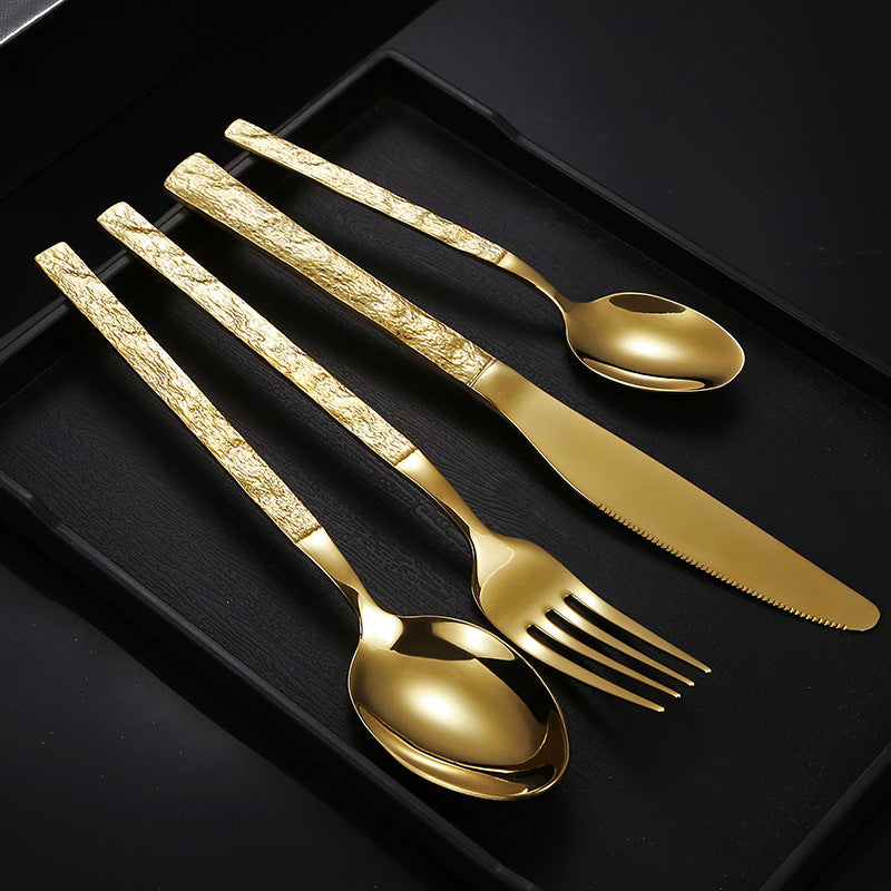 Château Oaks Abstract Ridge Stainless Cutlery Set