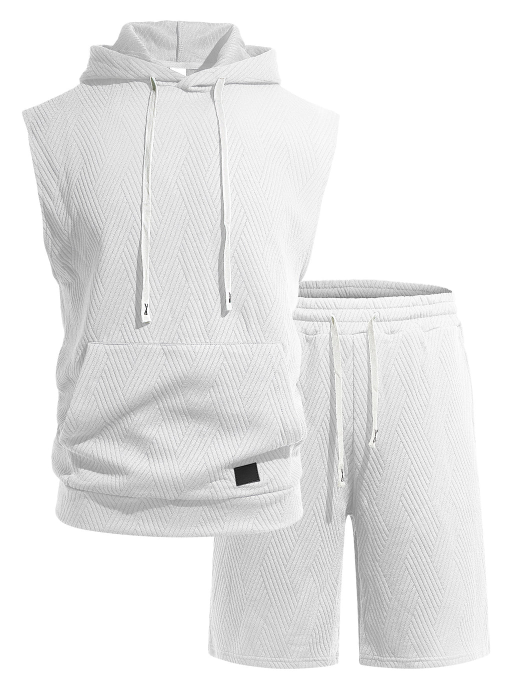 Axel Active Hooded Tank & Shorts Gym Set