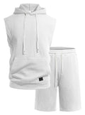 Axel Active Hooded Tank & Shorts Gym Set