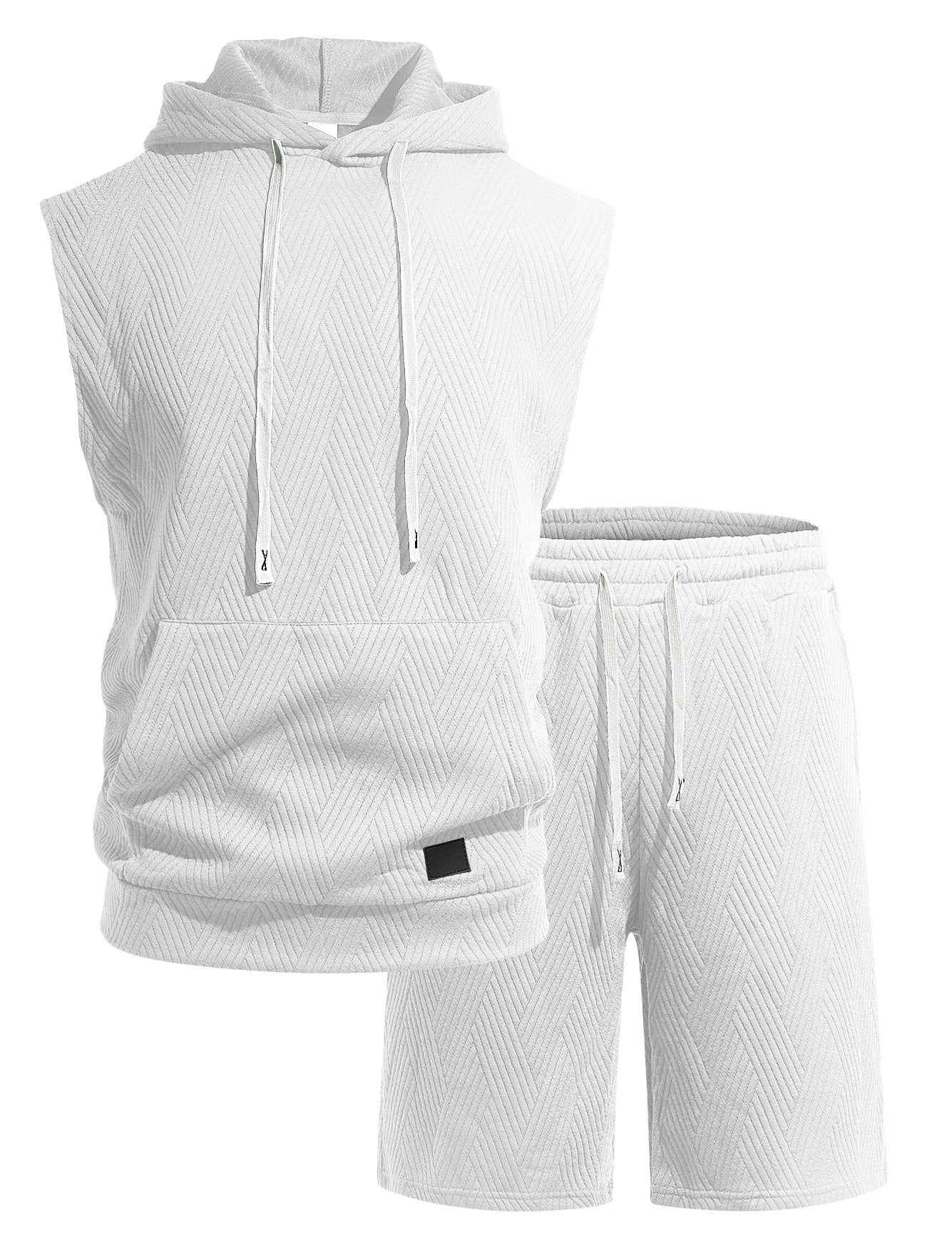 Axel Active Hooded Tank & Shorts Gym Set
