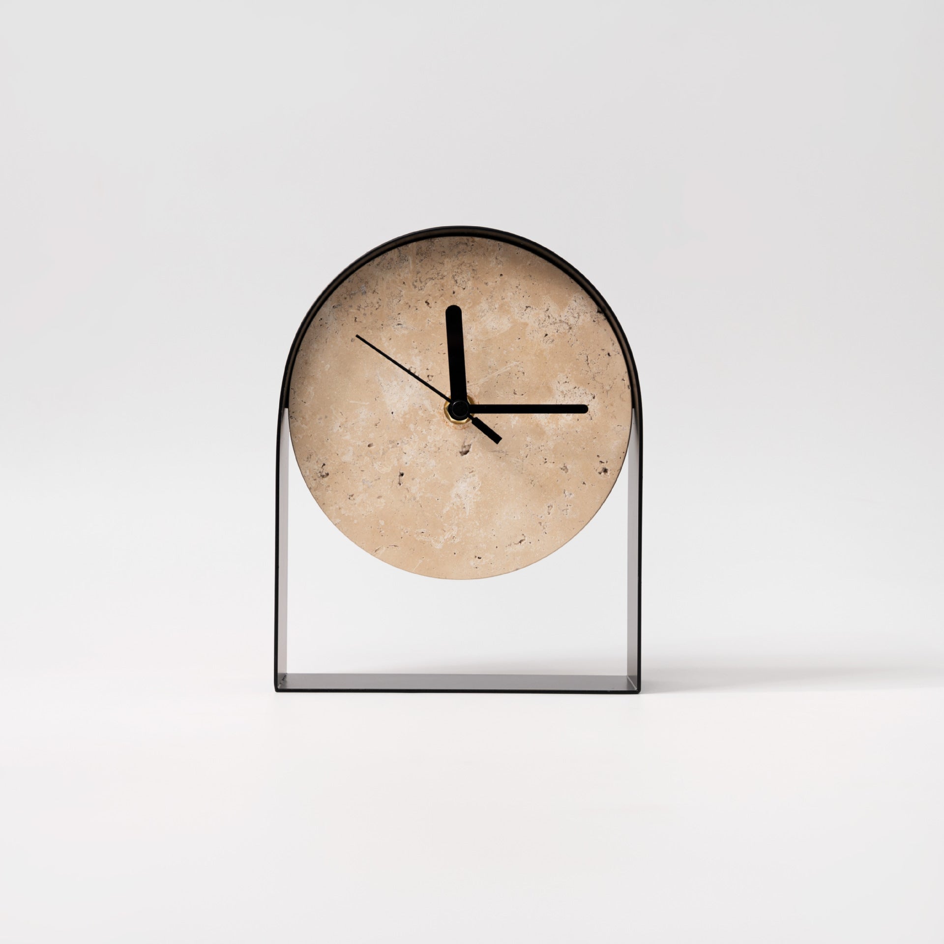 Minimal Stone Wabi-Sabi Clock