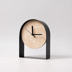 Minimal Stone Wabi-Sabi Clock