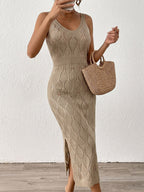 Freya Elegant Knitted Beach Sundress