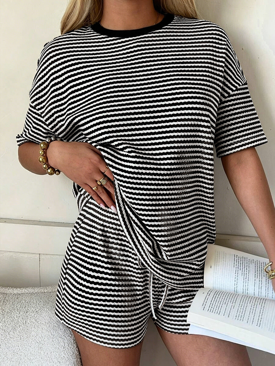 Léa Waffle Knit Summer Home Co-Ord