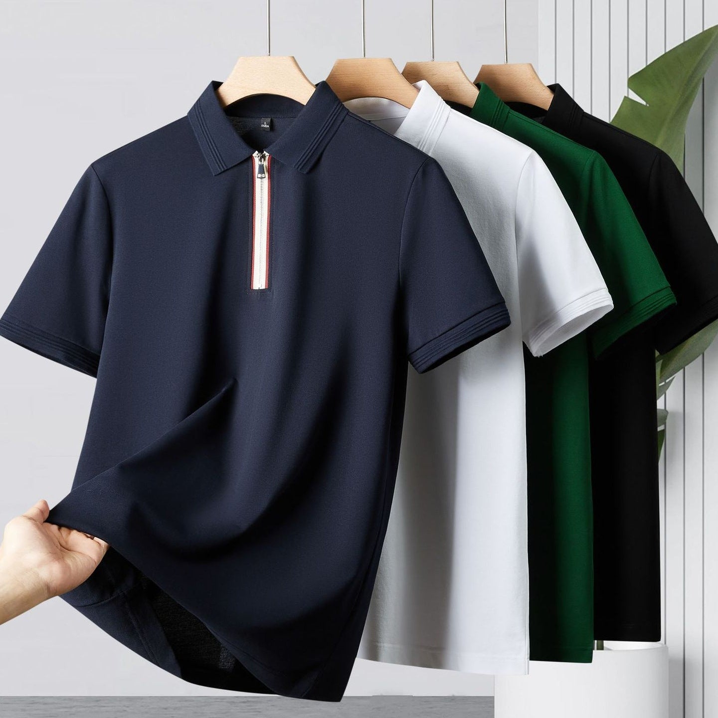 Donovan Cotton Blend Straight Polo