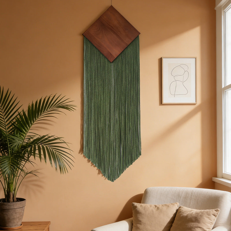 Thise Boho Square Fringe Tapestry