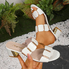 Élise Gold Glam Mule