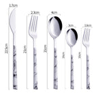 Château Oaks Nordic Marble Cutlery Set