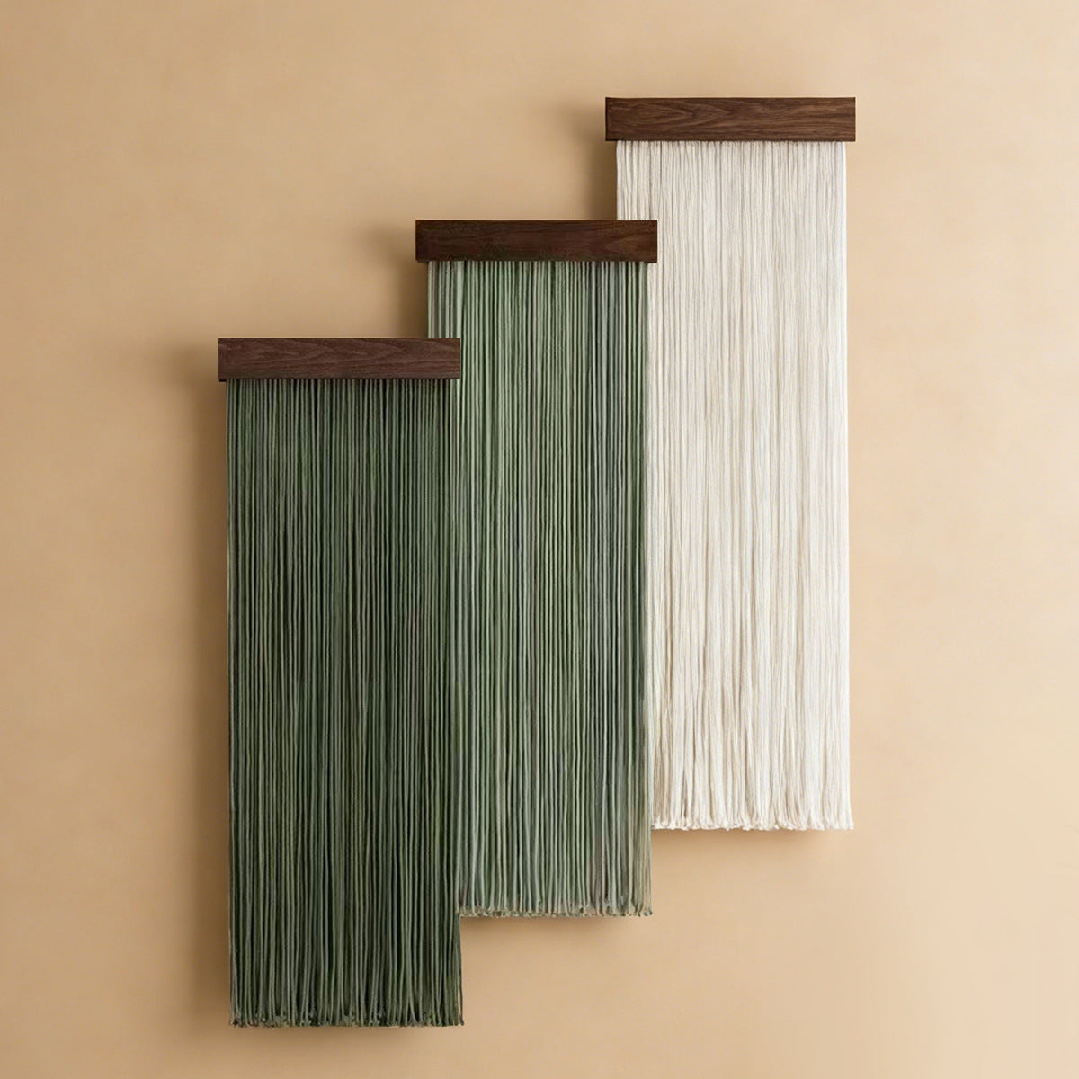 Thise Earth Green Boho Tapestry Set