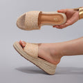 Élise Casual Woven Platform Sandals