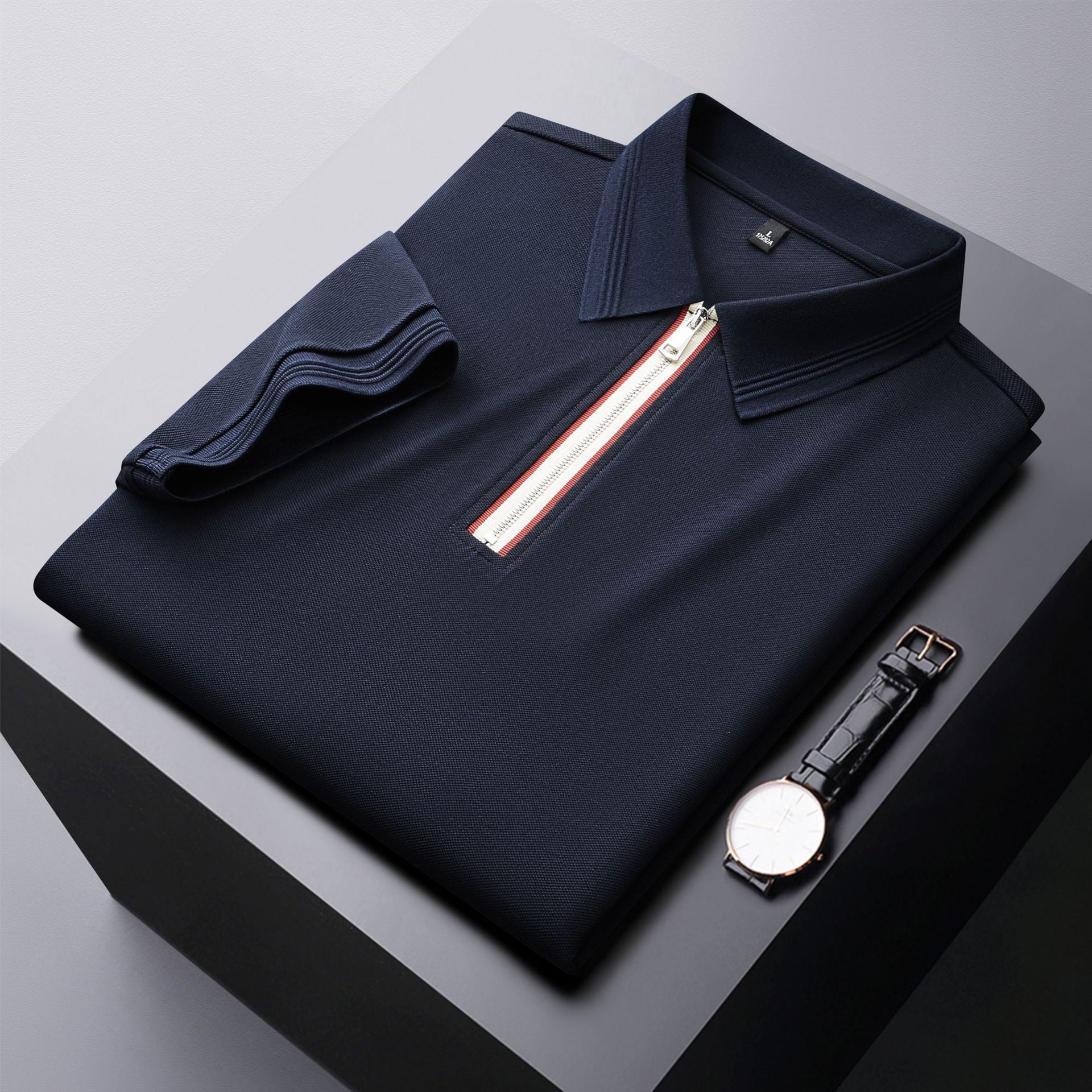 Donovan Cotton Blend Straight Polo