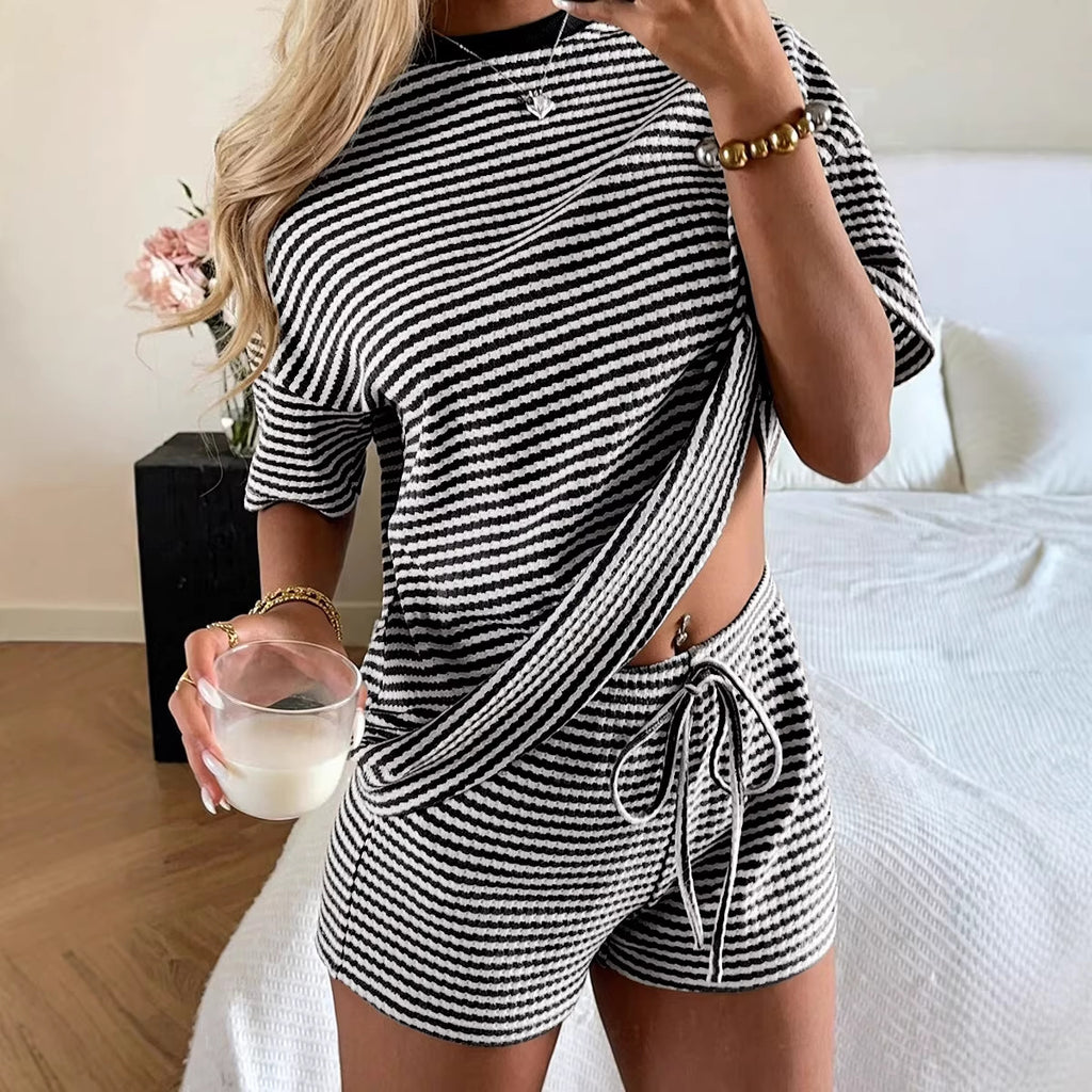 Léa Waffle Knit Summer Home Co-Ord