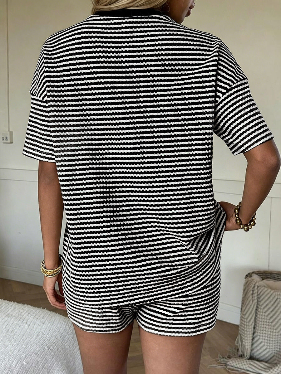 Léa Waffle Knit Summer Home Co-Ord
