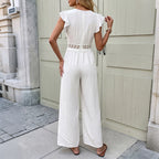 Léa French Elegant Lace Jumpsuit