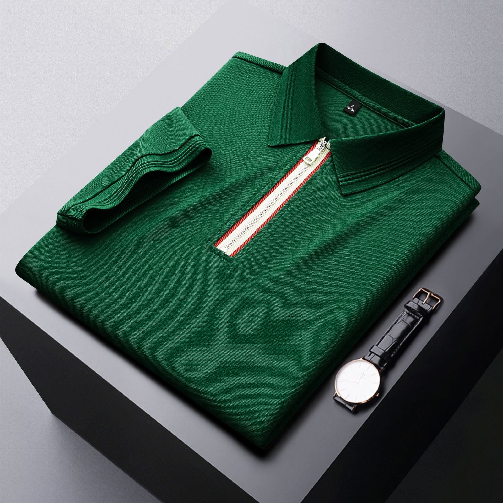 Donovan Cotton Blend Straight Polo