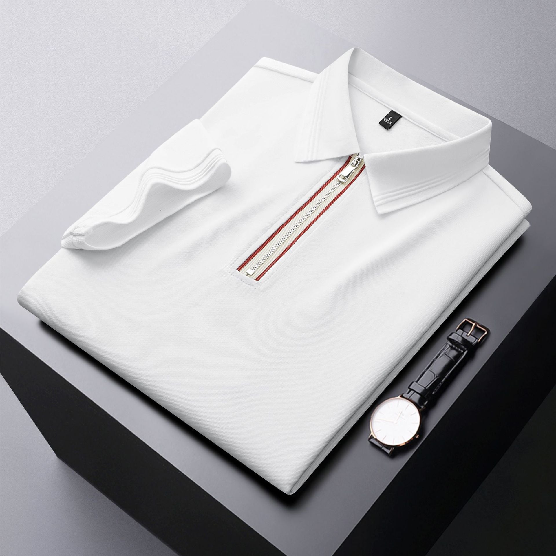 Donovan Cotton Blend Straight Polo