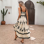 Salma Moroccan Boho Vacation Maxi Dress