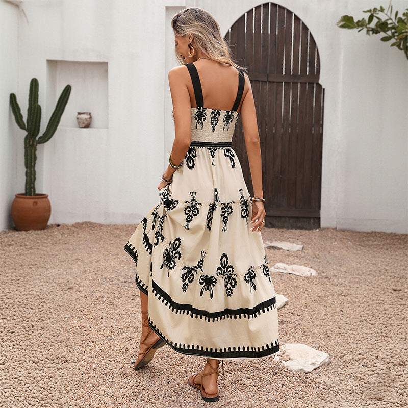 Salma Moroccan Boho Vacation Maxi Dress