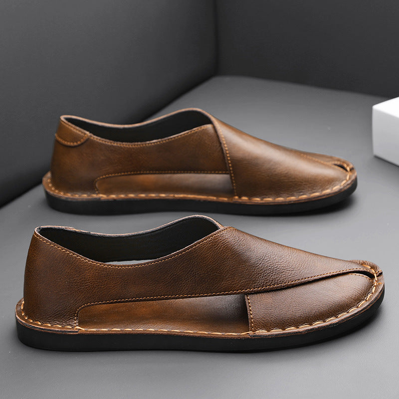 Fabrizio Leather Swathe Sandals