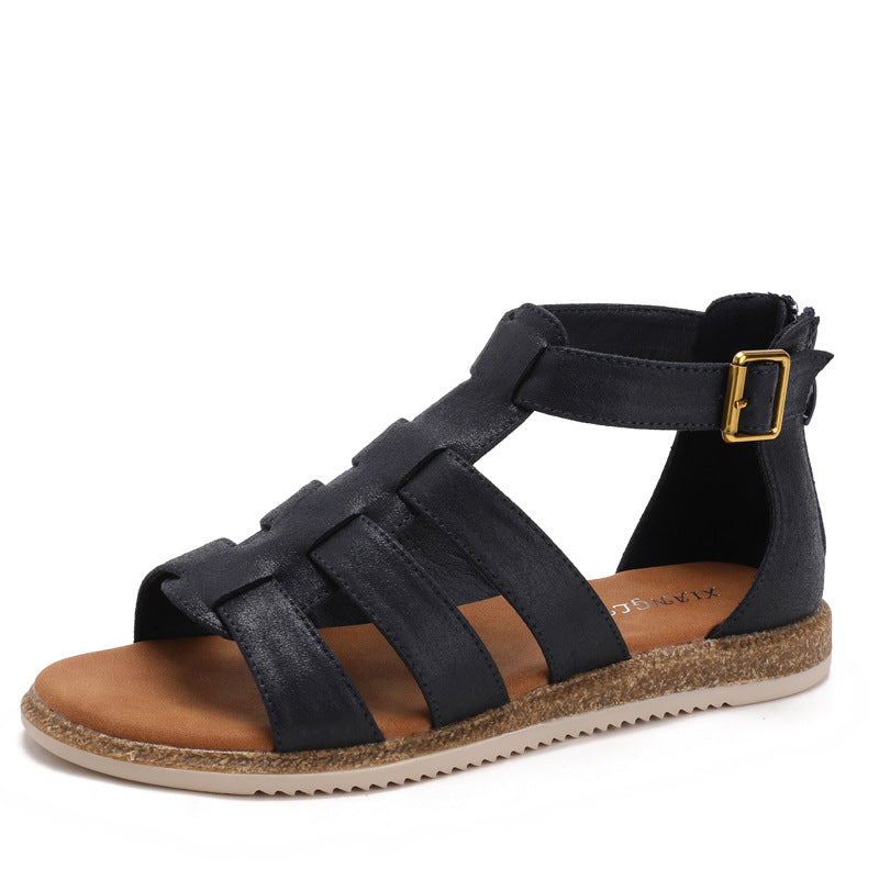 Élise Summer Breeze Flat Roman Sandals
