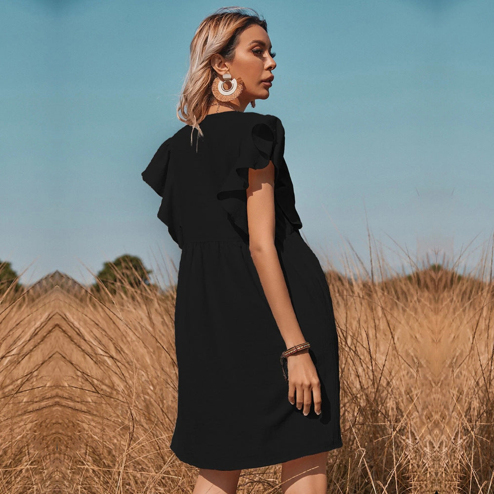 Freya Western Country Ruffled Dress