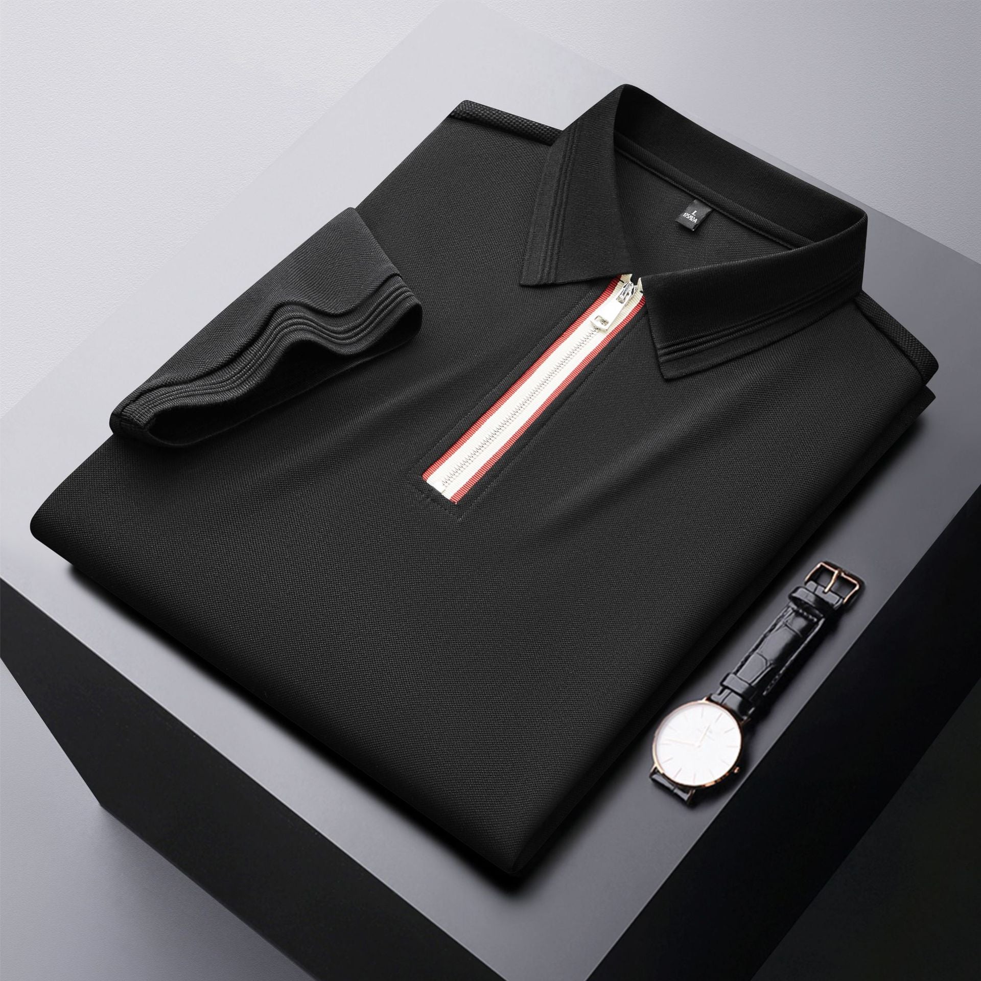 Donovan Cotton Blend Straight Polo