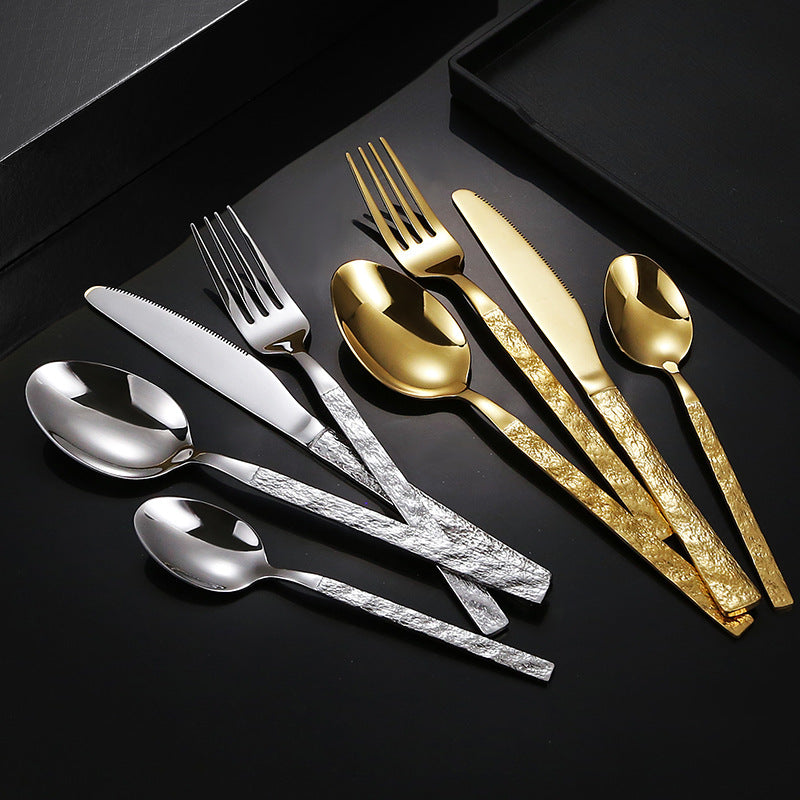 Château Oaks Abstract Ridge Stainless Cutlery Set