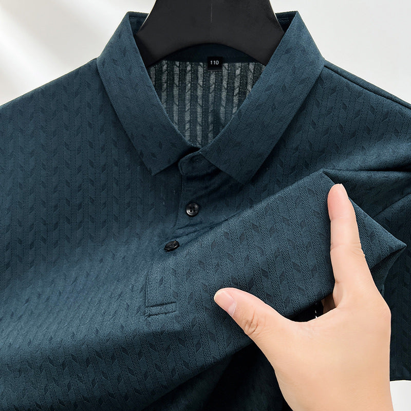 Donavan Feather Lapel Polo