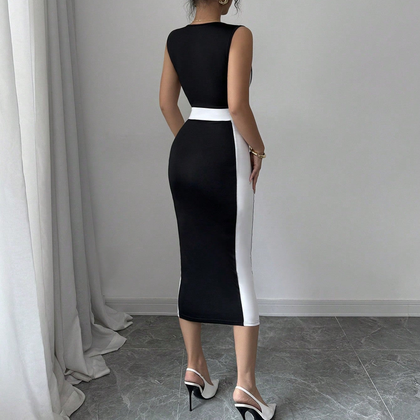 Léa Elegant Parisian Long Dress