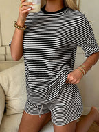 Léa Waffle Knit Summer Home Co-Ord