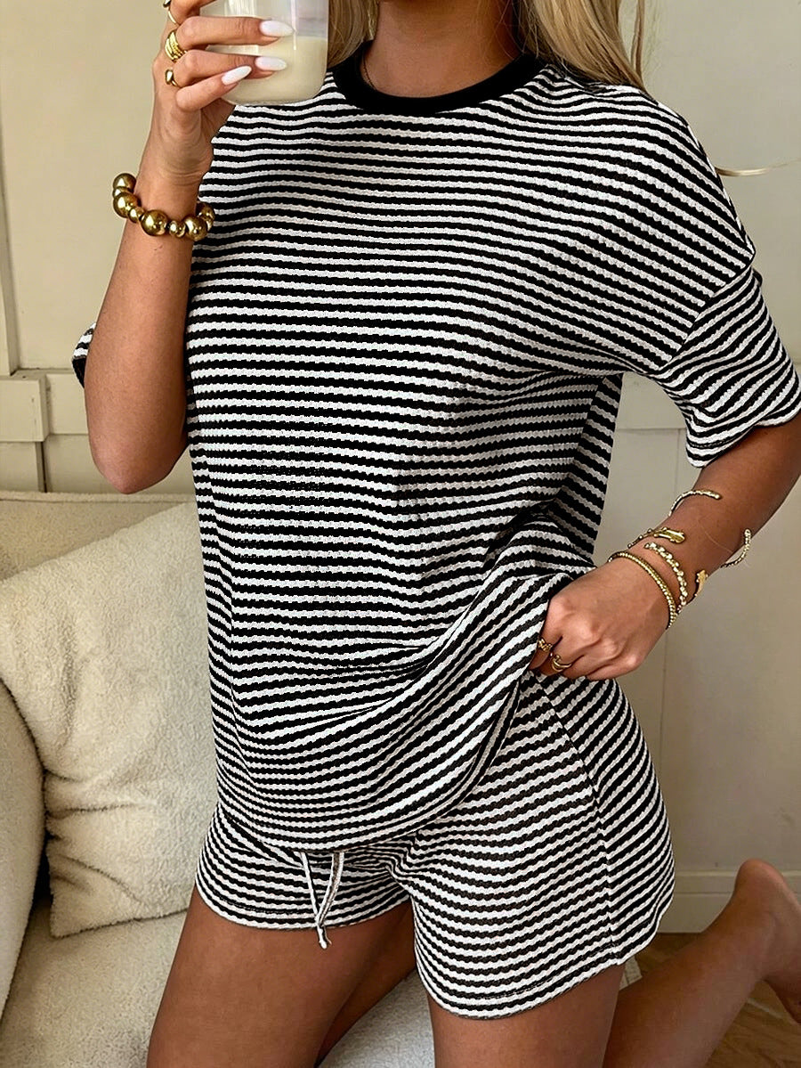 Léa Waffle Knit Summer Home Co-Ord