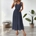 Léa Ruffle Layered Sleeveless Sundress