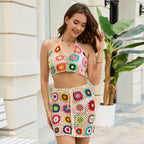 Freya Boho Floral Beach Cover-Up Set