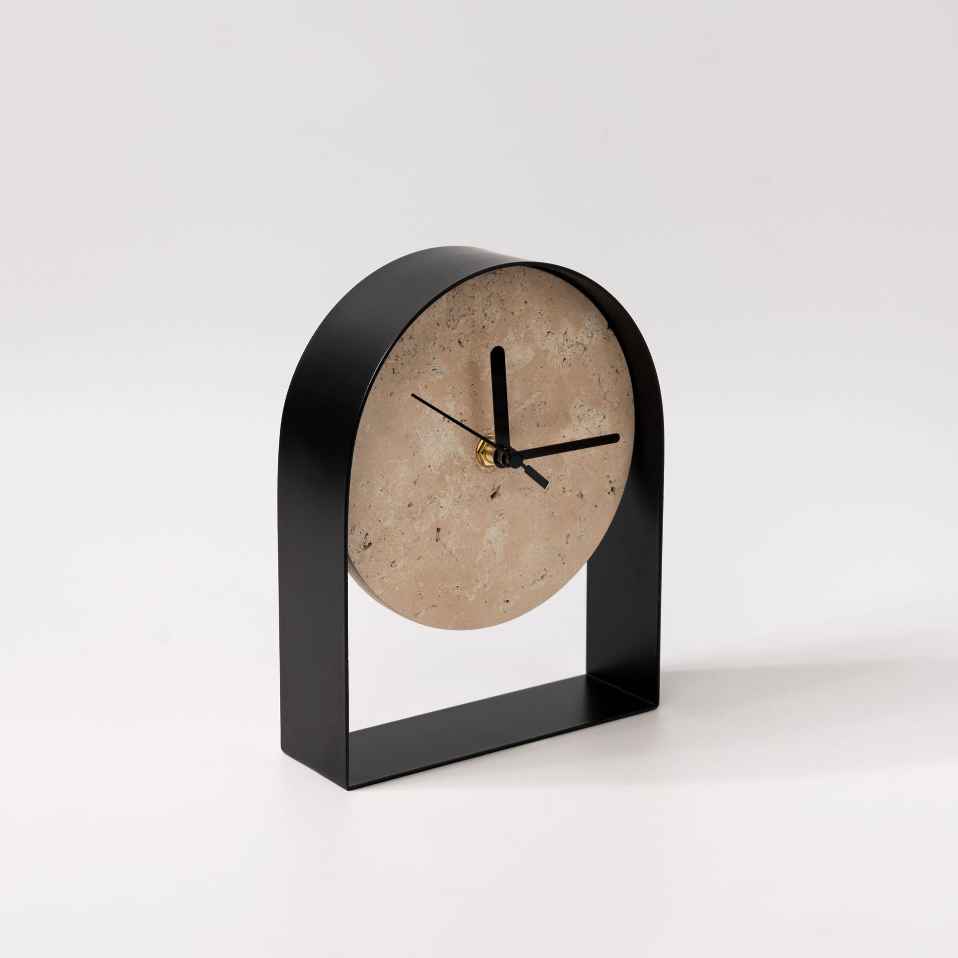 Minimal Stone Wabi-Sabi Clock